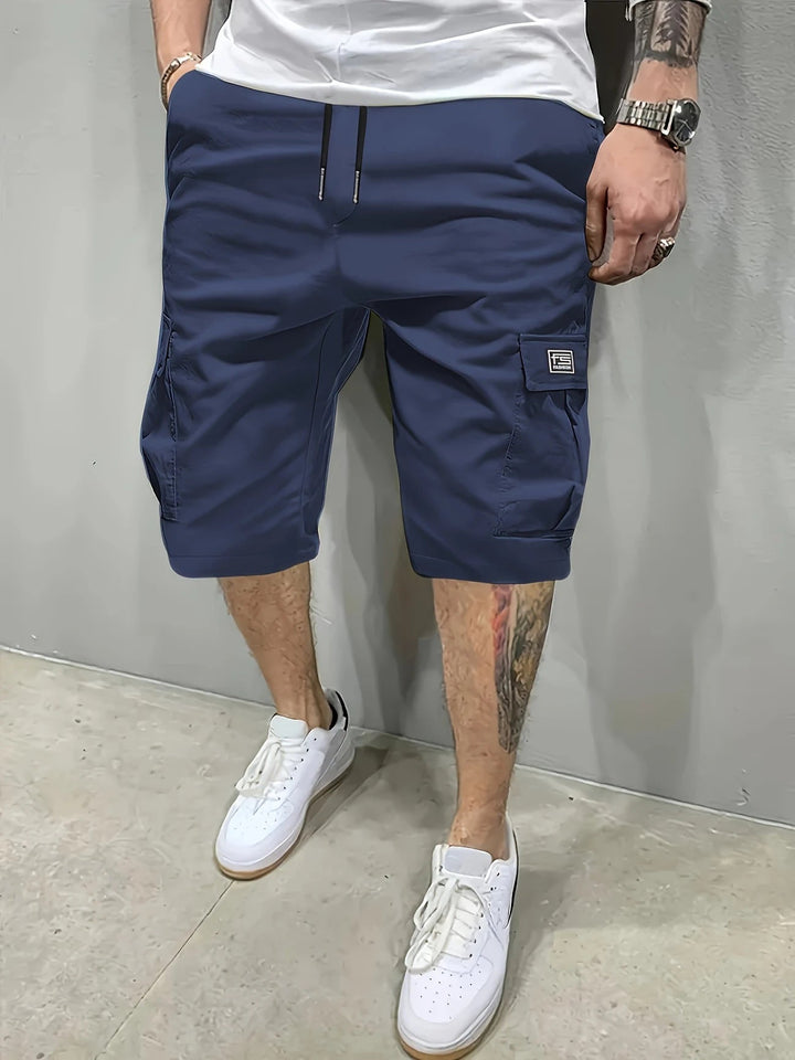 Martim - Calções Cargo com Cordão e Bolso Lateral