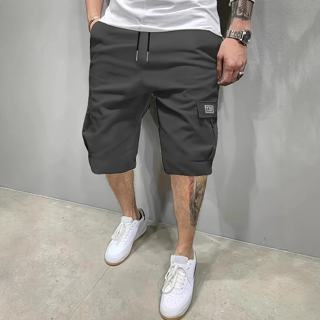 Martim - Calções Cargo com Cordão e Bolso Lateral
