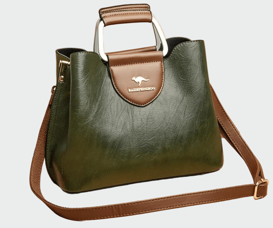 Bolsa de couro atemporal