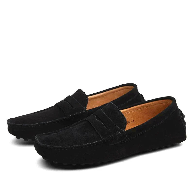 Santiago - Mocassins de Camurça com Estilo Clássico