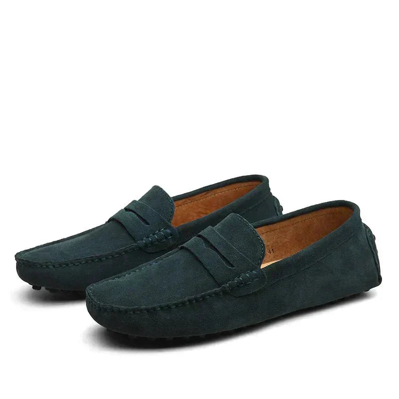 Santiago - Mocassins de Camurça com Estilo Clássico