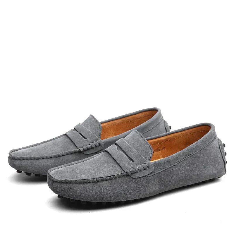 Santiago - Mocassins de Camurça com Estilo Clássico