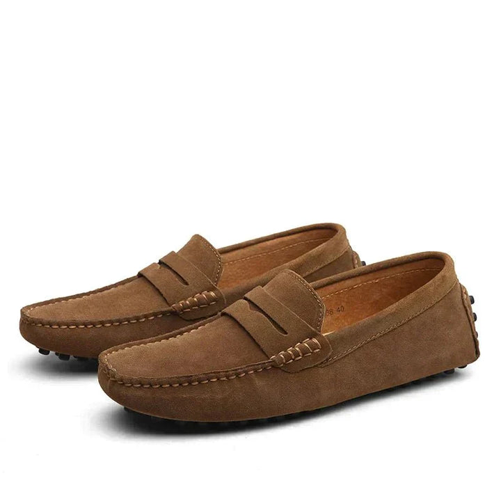 Santiago - Mocassins de Camurça com Estilo Clássico